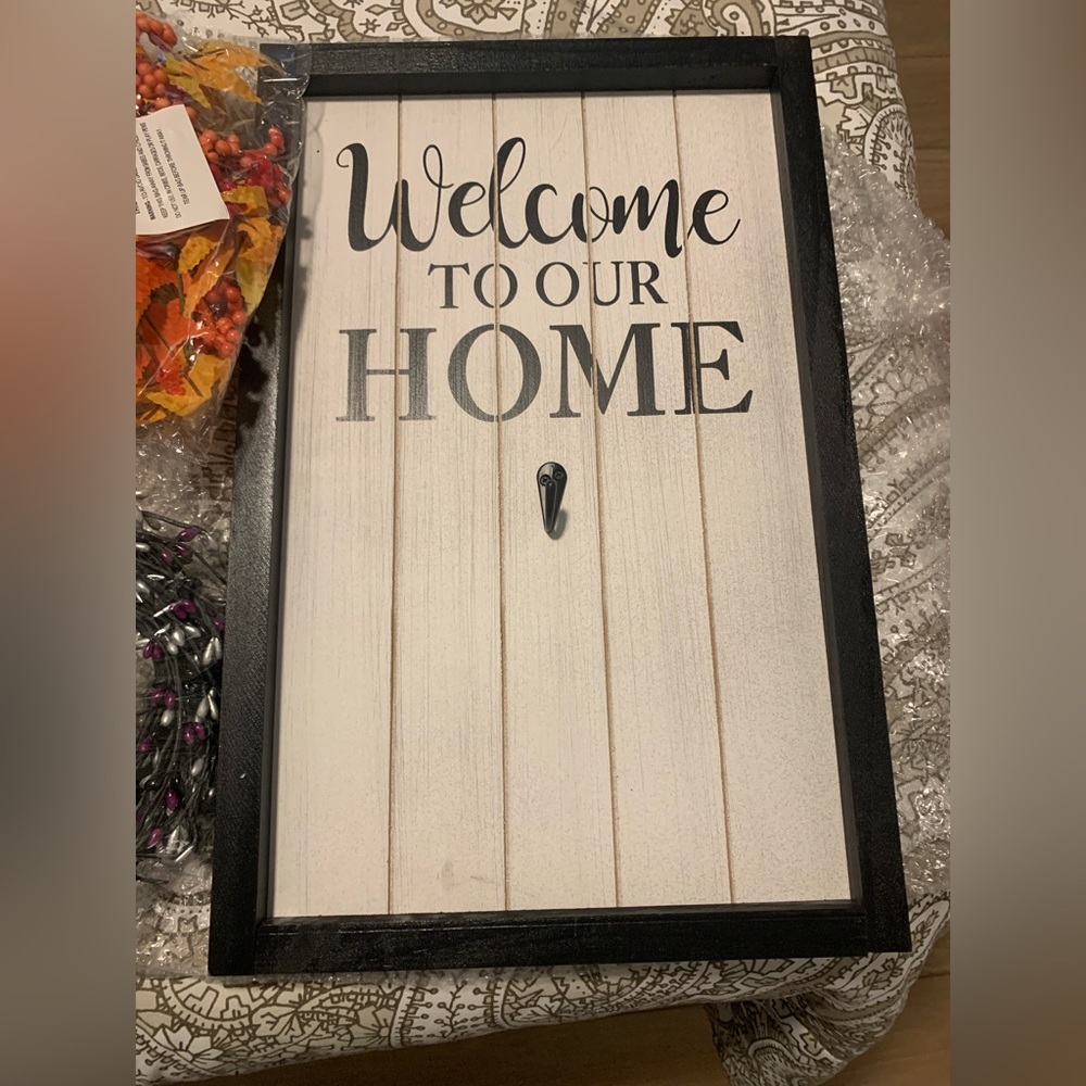 Welcome to our Home Decorative sign